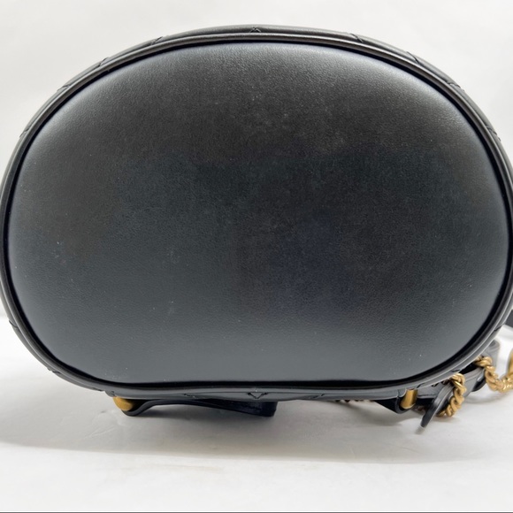 Gucci GG Marmont Mini Matelassé Black Leather Backpack New Authentic - Picture 12 of 16